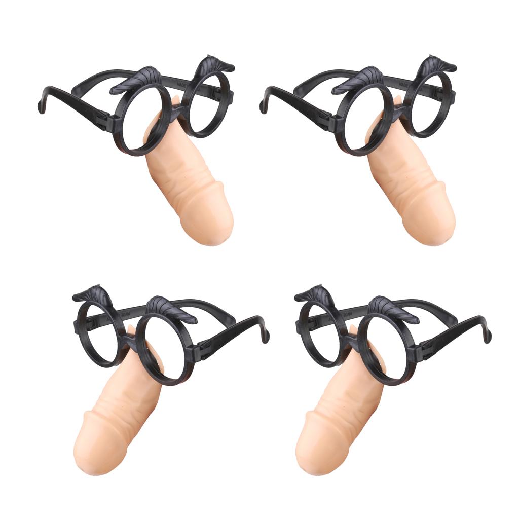 4pcs Plastic Willy Glasses Frame Hen Stag Party Girls Night Out Supplier