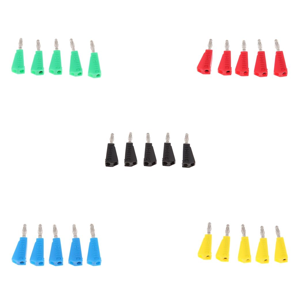 25Pieces 4mm Banana Plug for Test Probes Instrument Meter Connector