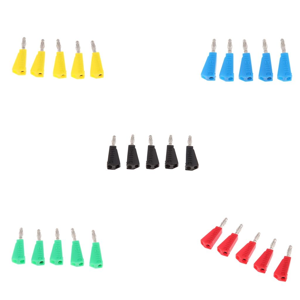 25Pieces 4mm Banana Plug for Test Probes Instrument Meter Connector