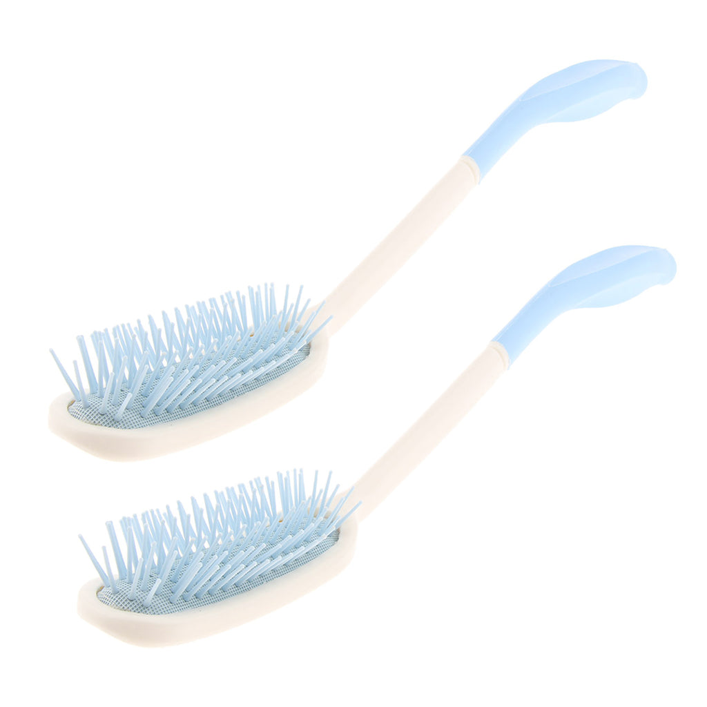 2 Pieces Long Reach Hairbrush For Elder Arthritis Styling Scalp Massage