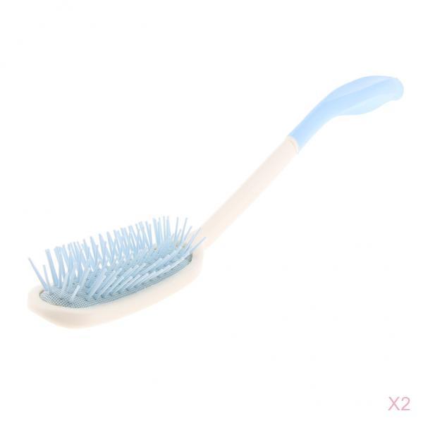 2 Pieces Long Reach Hairbrush For Elder Arthritis Styling Scalp Massage