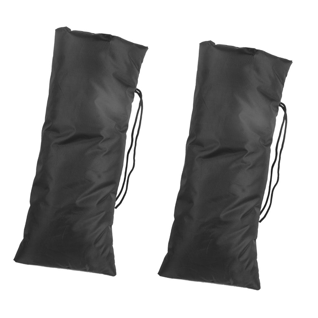 2 Outdoor Faucet Cover, Faucet Socks for Freeze Protection 50x21cm Black