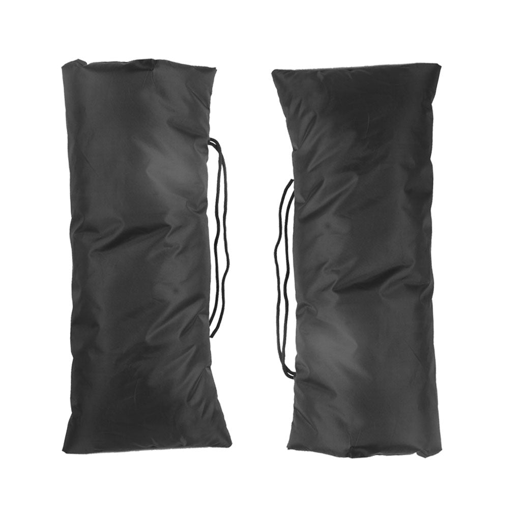 2 Outdoor Faucet Cover, Faucet Socks for Freeze Protection 50x21cm Black