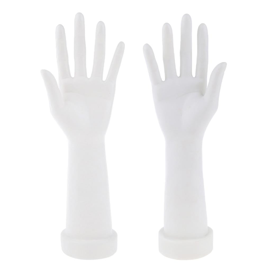 1 Pair Hand Jewelry Display Stand Female Hand Mannequin Model Props White