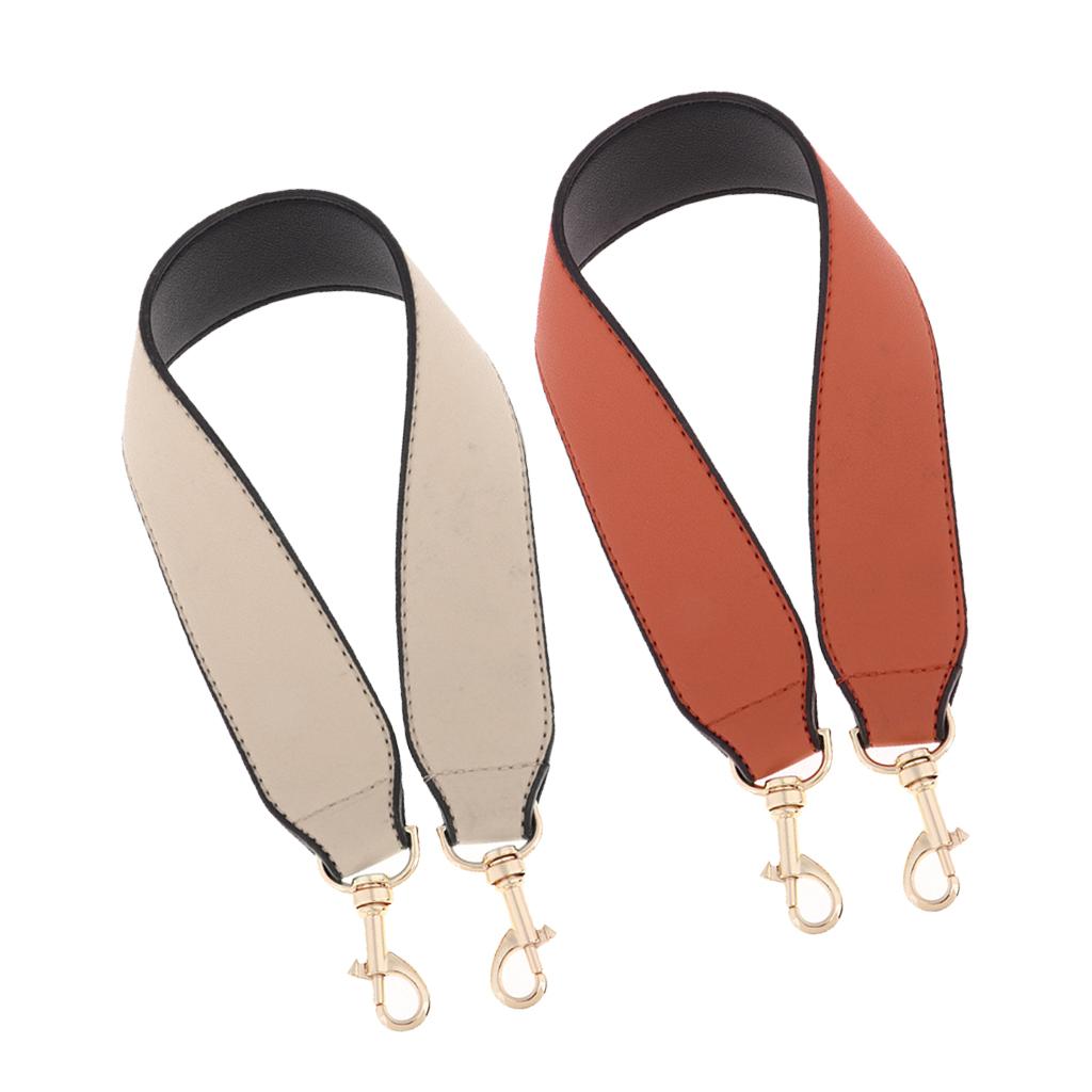 2x Wide Shoulder Bag Strap Replacement Removable Handbag Purse Tote Straps