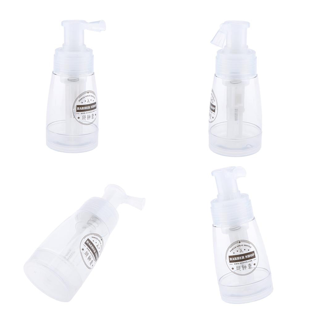 4x Empty Refillable and Reuseable Powder Spray Bottle Cosmetic Bottles 180ml