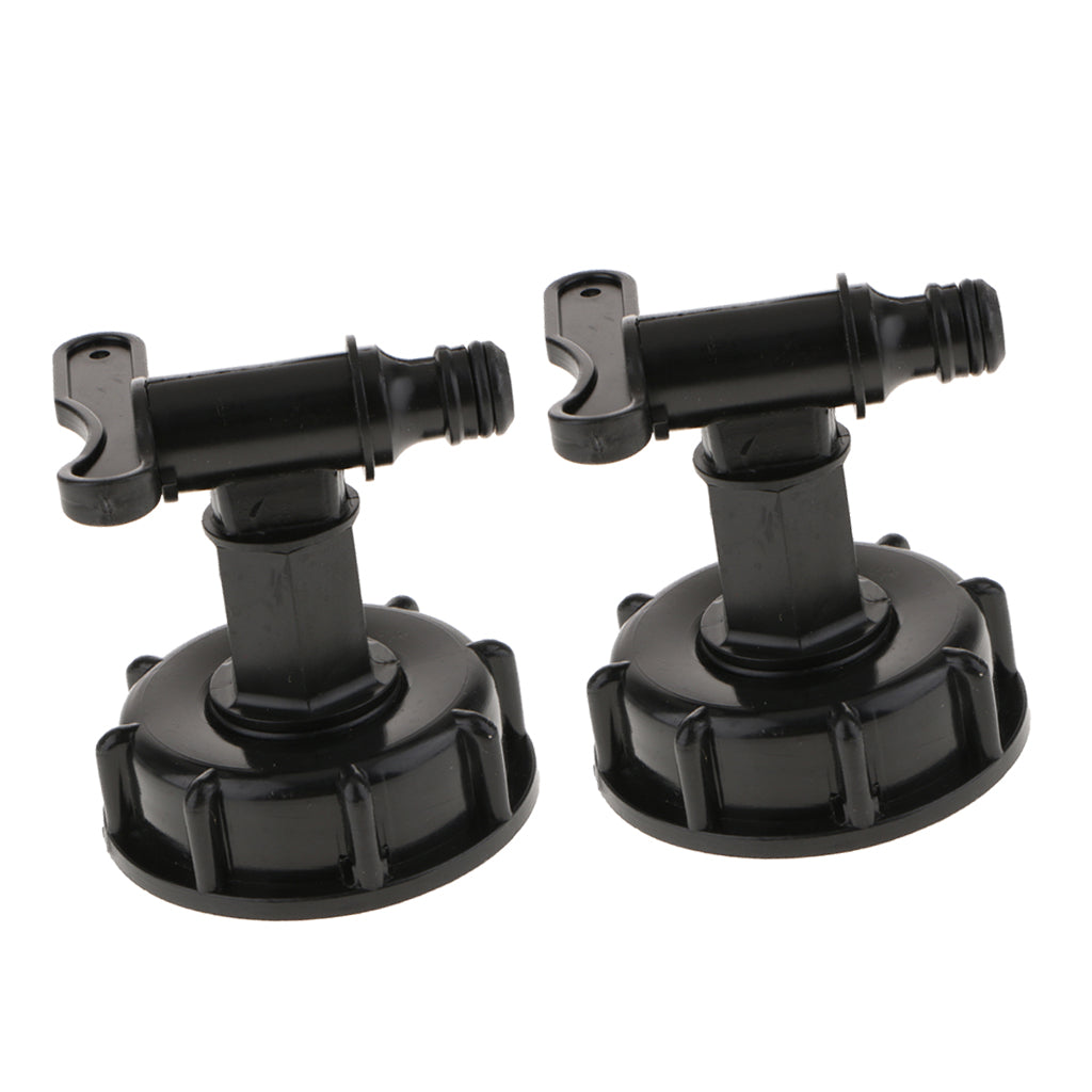 2 pieces 1000L IBC Tank 2 Inch to 1/2 Inch Water Hose Valve Adapter