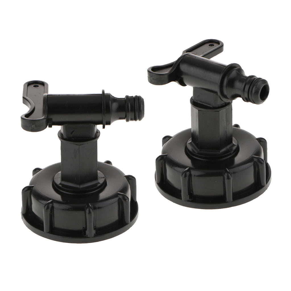 2 pieces 1000L IBC Tank 2 Inch to 1/2 Inch Water Hose Valve Adapter