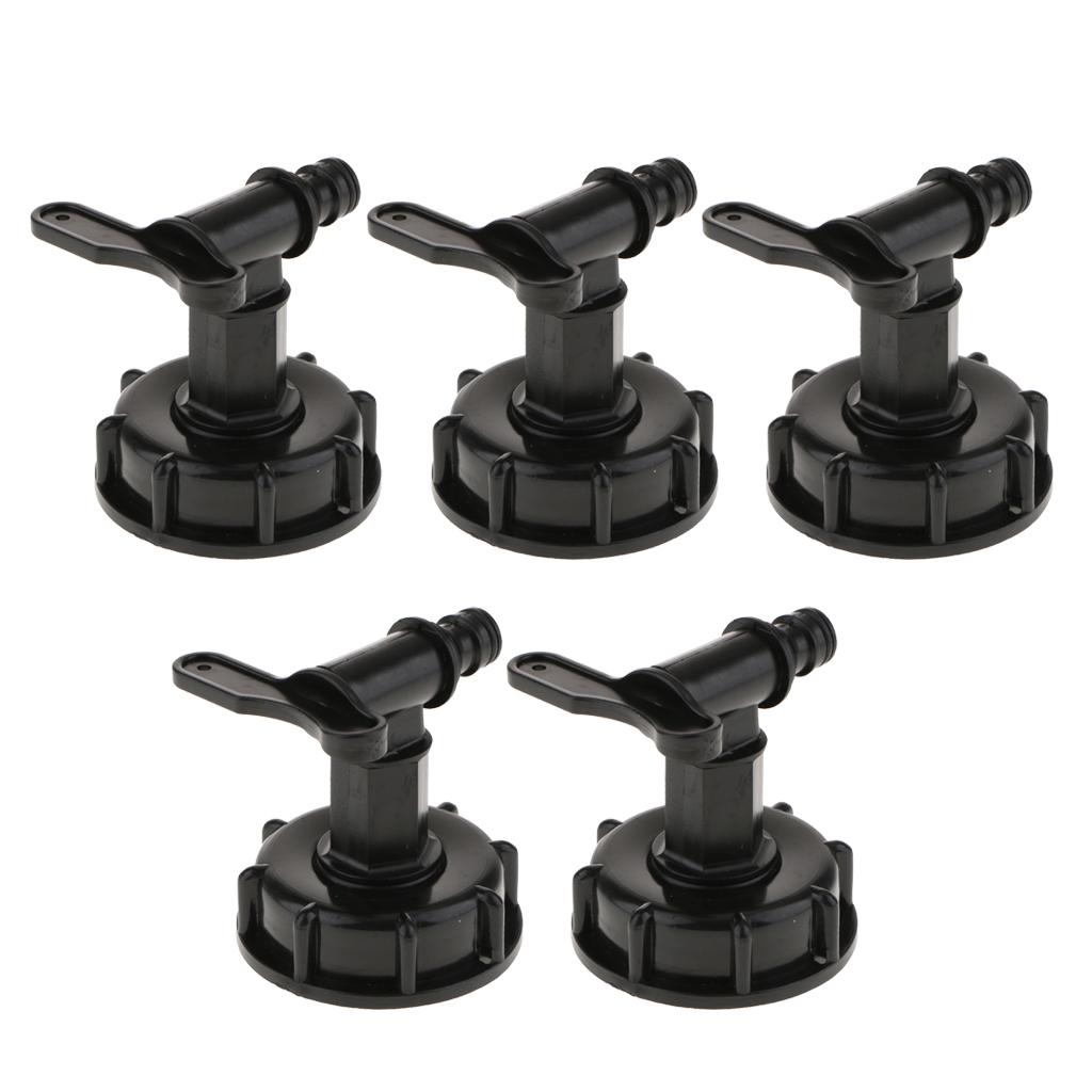 5 pieces 1000L IBC Tank 2 Inch to 1/2 Inch Water Hose Valve Adapter
