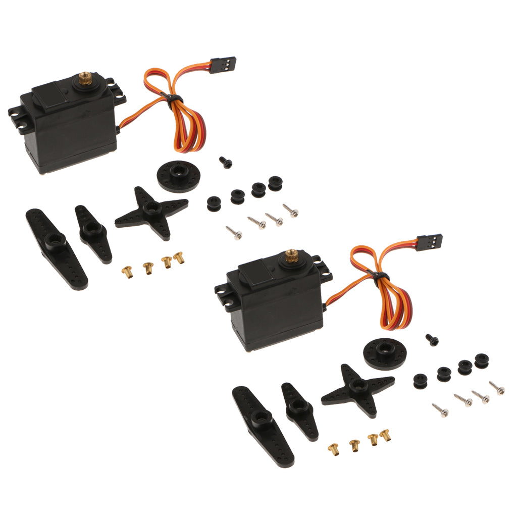 2pcs 15kg High Torque Metal Gears Dedicated Servo Motor For Robot Model Part
