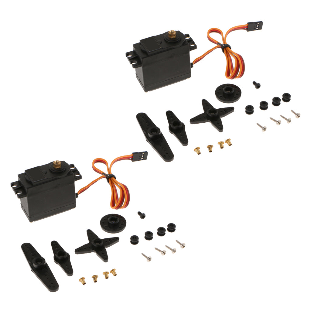 2pcs 15kg High Torque Metal Gears Dedicated Servo Motor For Robot Model Part