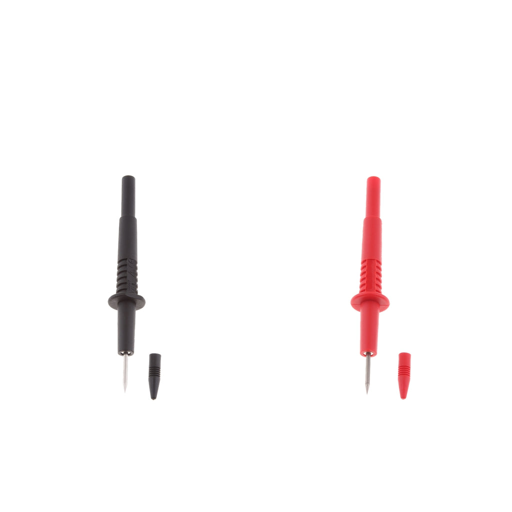 2pcs 2mm Diameter Stainless Steel Banana Plug Test Probe Lead Pin Tip Pen
