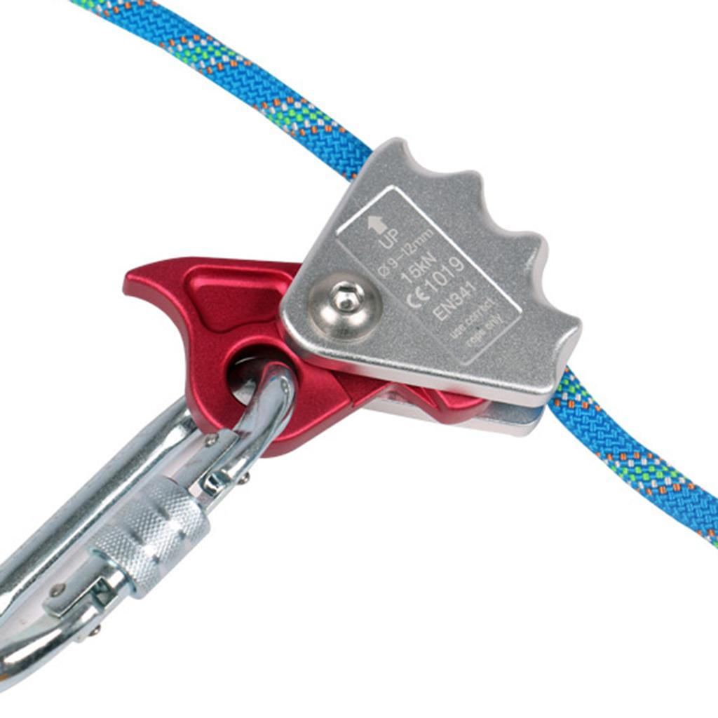 2pcs Rock Climbing Mountaineering Rope Grab Protecta Safety Equipment 15KN