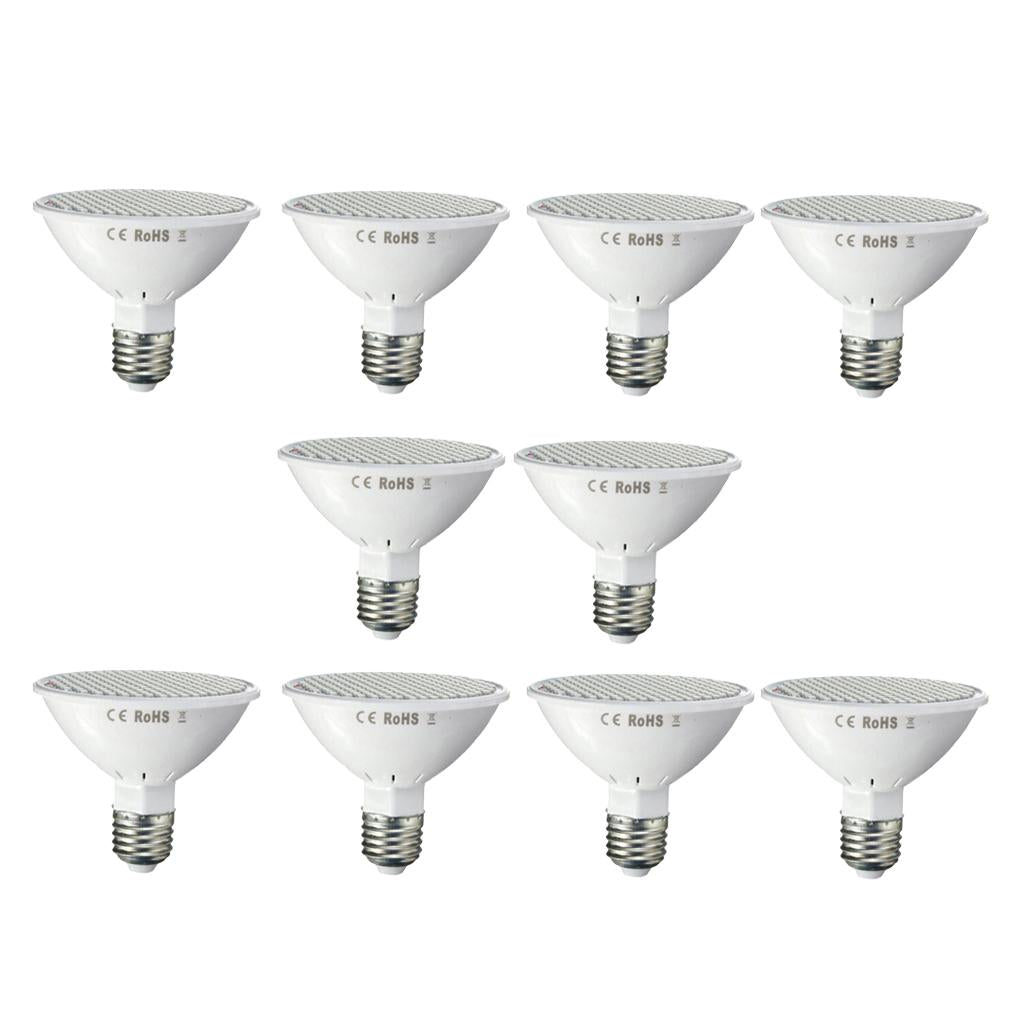 10Pcs 30W E27 200 LED Grow Light Plant Growth Light for Indoor Plants Flower