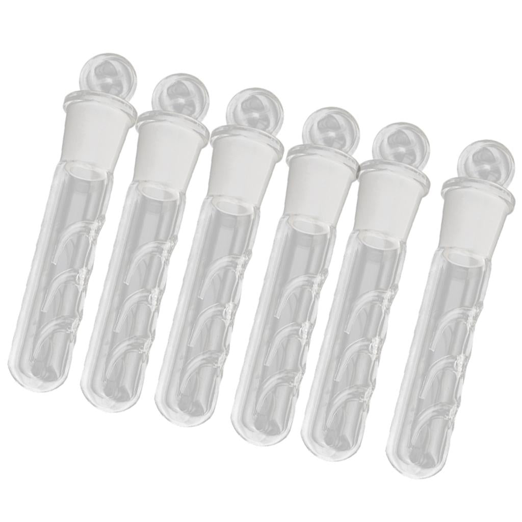 6 Pcs Glass Planaria Trap Worm Catch Pen Shrimp Leech Catcher Three Holes