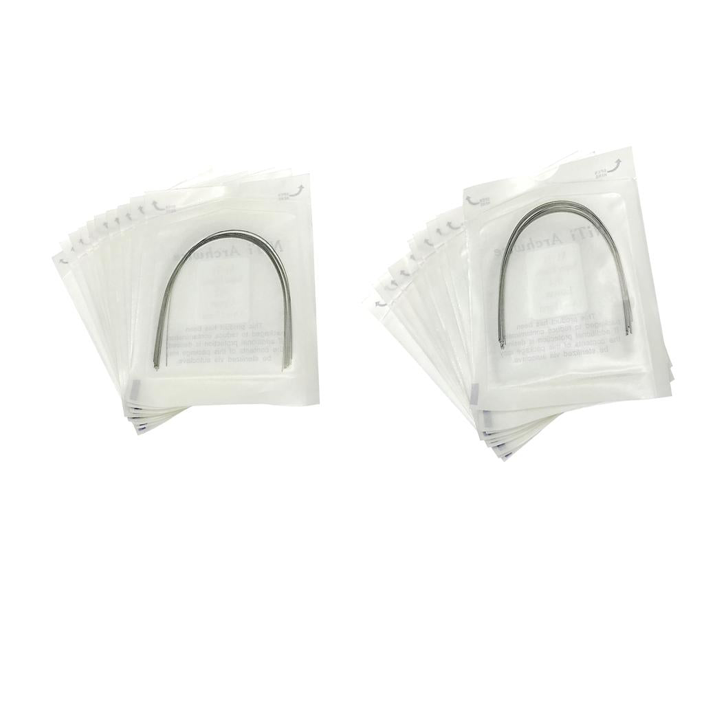 20 Packs Dental Orthodontic Super Elastic Niti Arch Wire Round 014 012 Upper