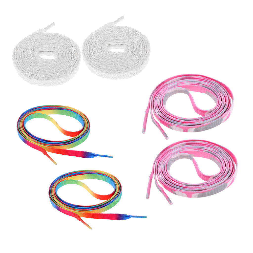 3 Pairs Replacement Skates Shoelaces Roller Inline Skate Boots Strings Laces