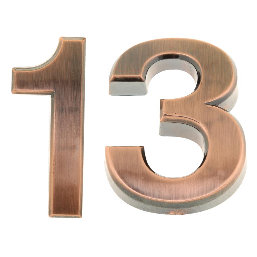 Antique Door Number Room Plate Address Office Home House Number 1&3 Sign