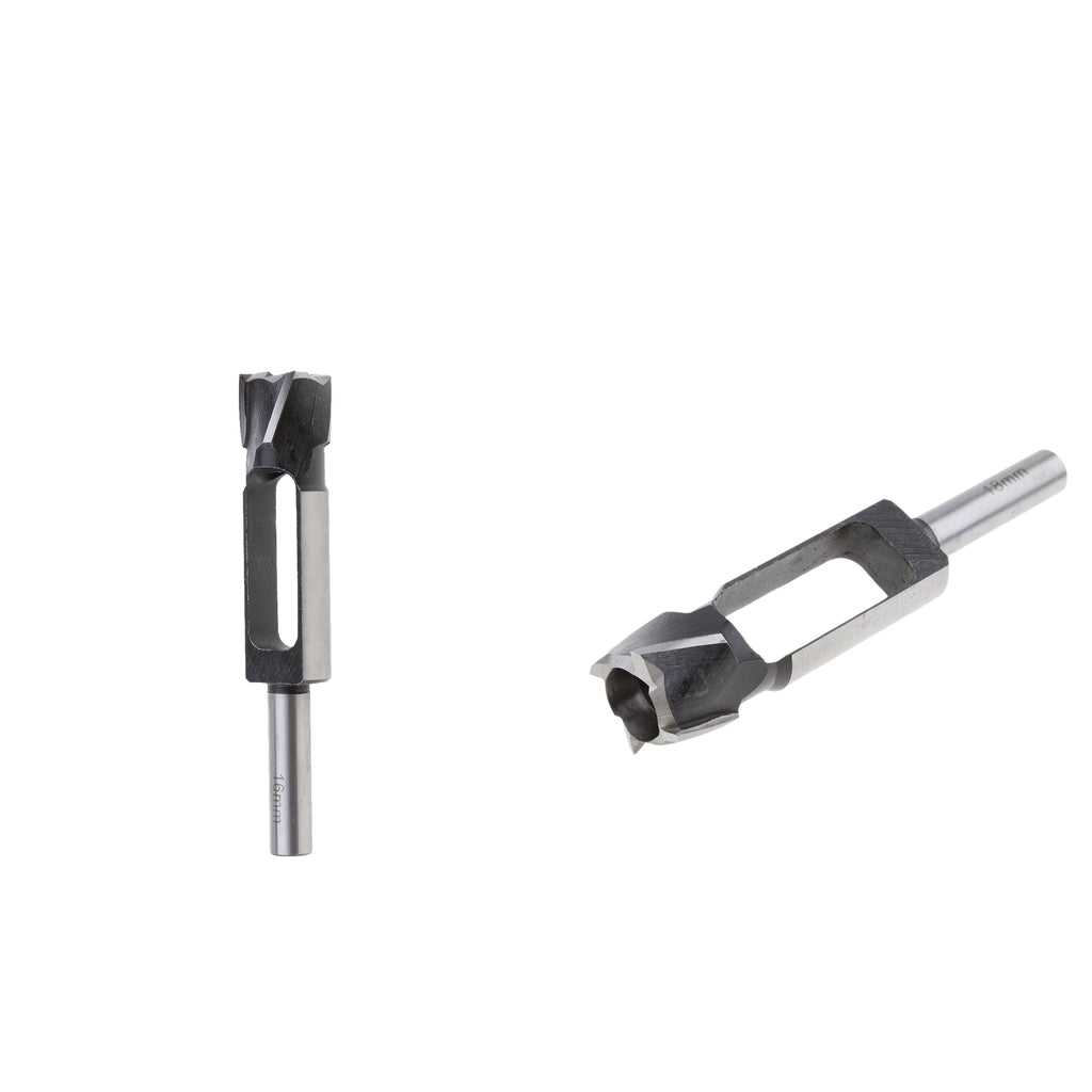 2Pcs (16mm&18mm)Tapered Snug Plug Cutters 13MM 1/2 Inch Shank +Tapered