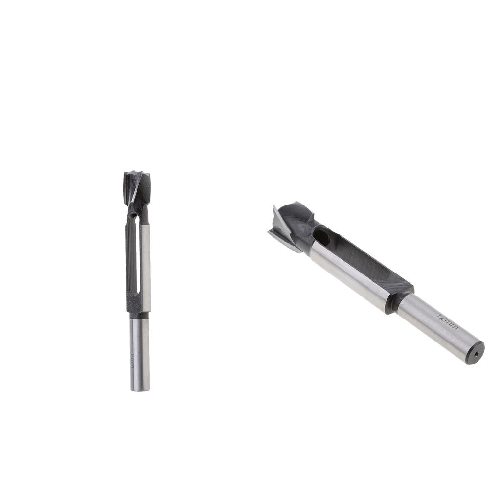 2Pcs (8mm&12mm) Snug Plug Cutters 13MM 1/2 Inch Shank +