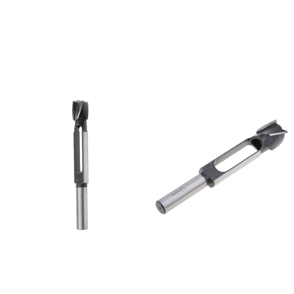 2Pcs (8mm&12mm) Snug Plug Cutters 13MM 1/2 Inch Shank +