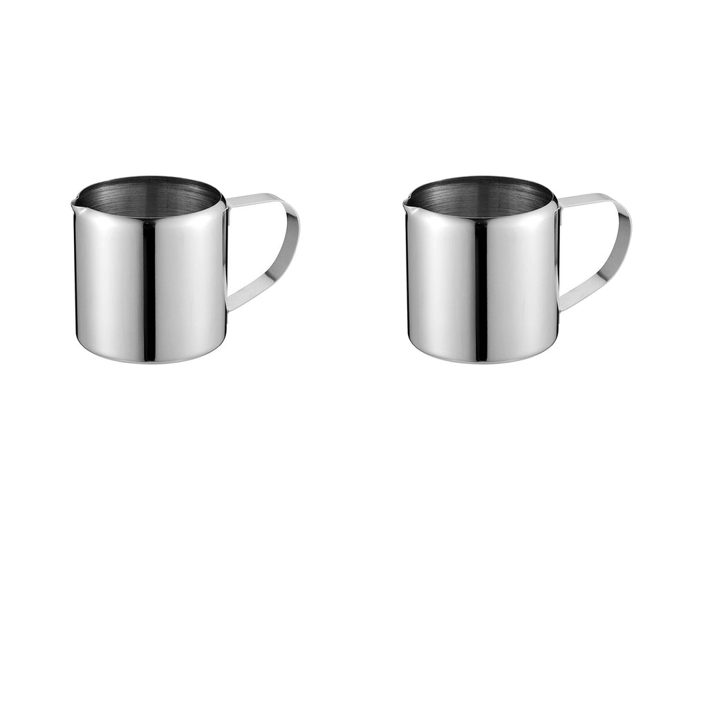 2Pcs Metal Frothing Pitcher Steam Coffee Frothing Cup 1