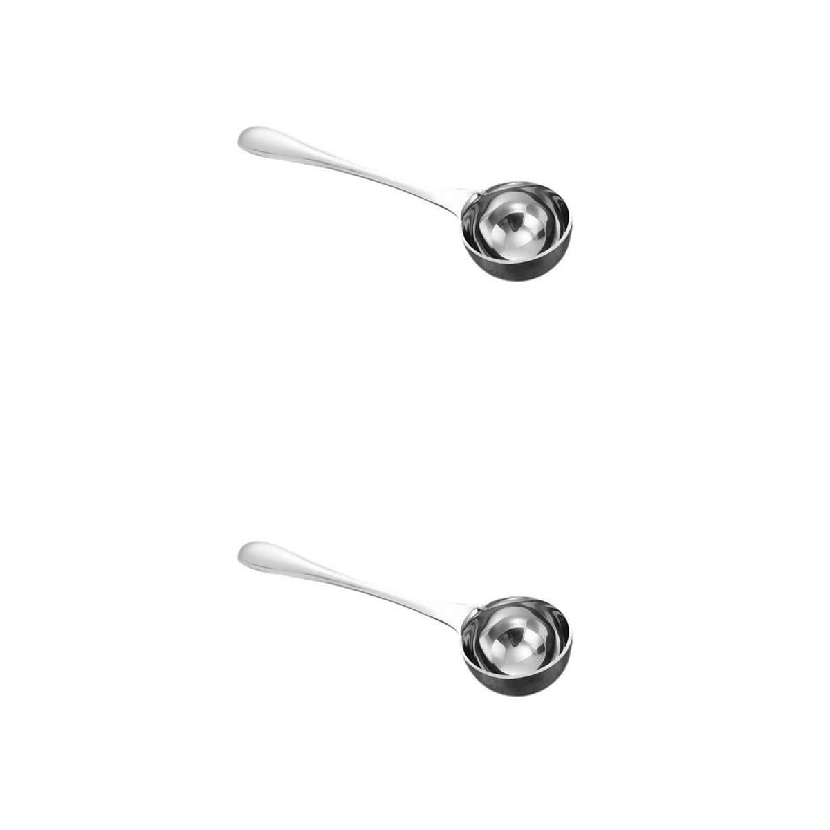 2Pcs Stainless Steel Tablespoon Measuring Spoon Coffee Measure