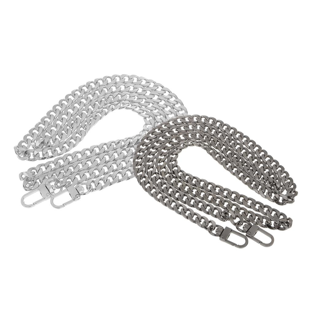 2/pack Replacement Purse Chain Strap Handbag Handle Shoulder Bag Crossbody