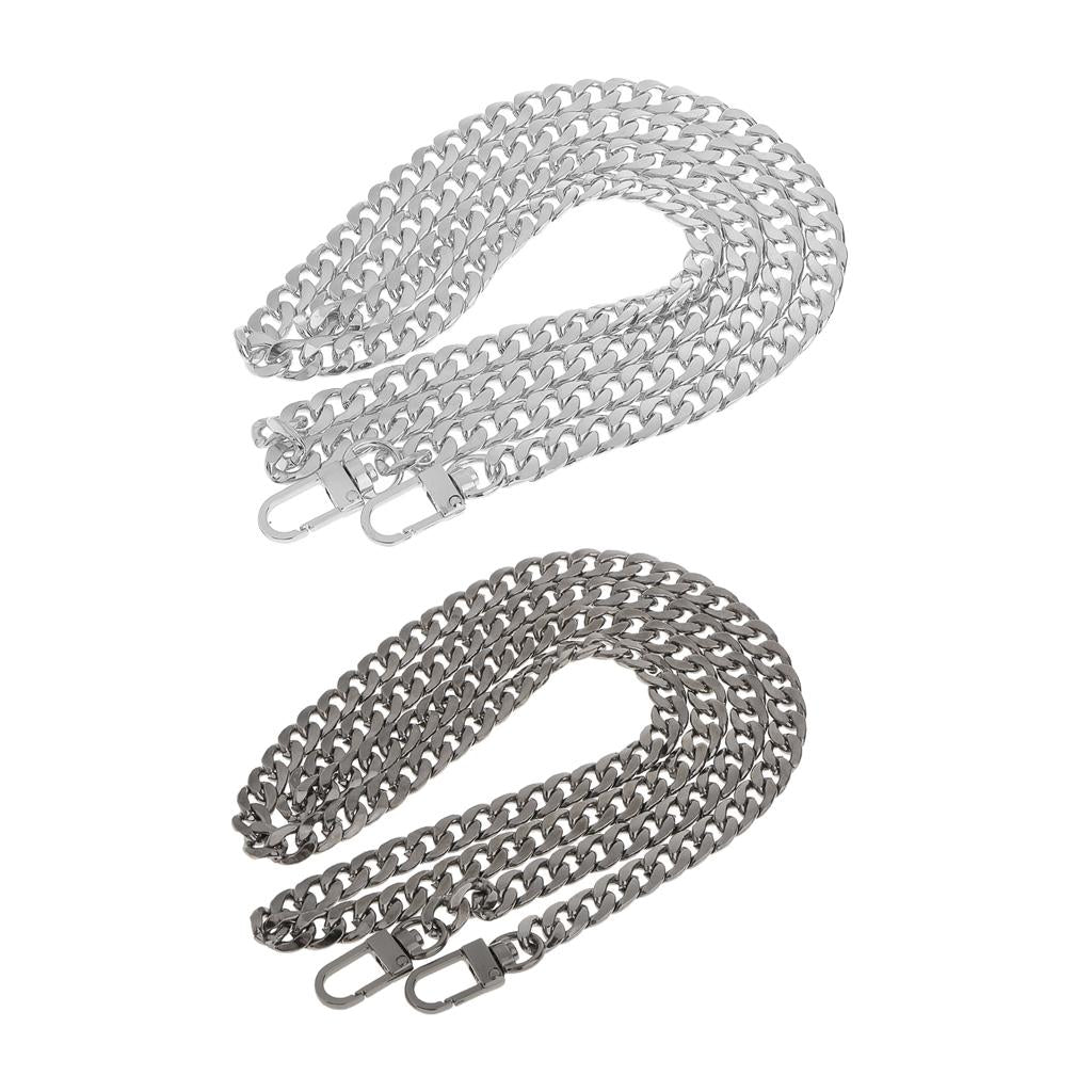 2/pack Replacement Purse Chain Strap Handbag Handle Shoulder Bag Crossbody