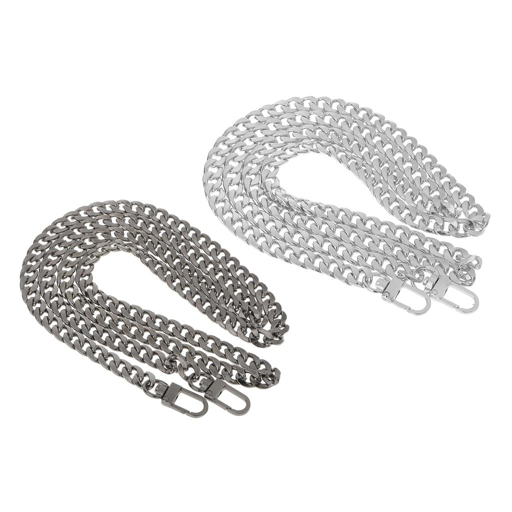 2/pack Replacement Purse Chain Strap Handbag Handle Shoulder Bag Crossbody