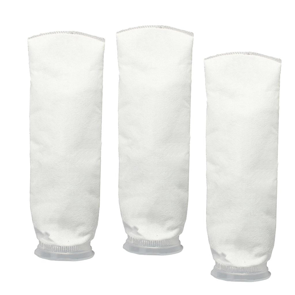 200 um Aquarium Fish Tank Marine Sump Felt Pre Filter Sock Bags 3pcs