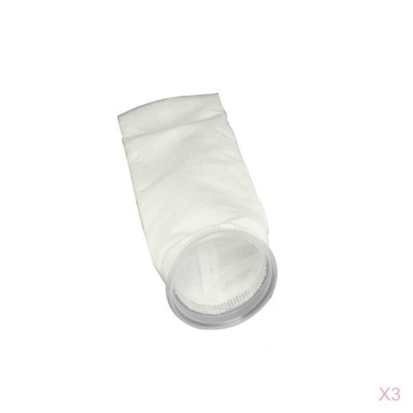 200 um Aquarium Fish Tank Marine Sump Felt Pre Filter Sock Bags 3pcs
