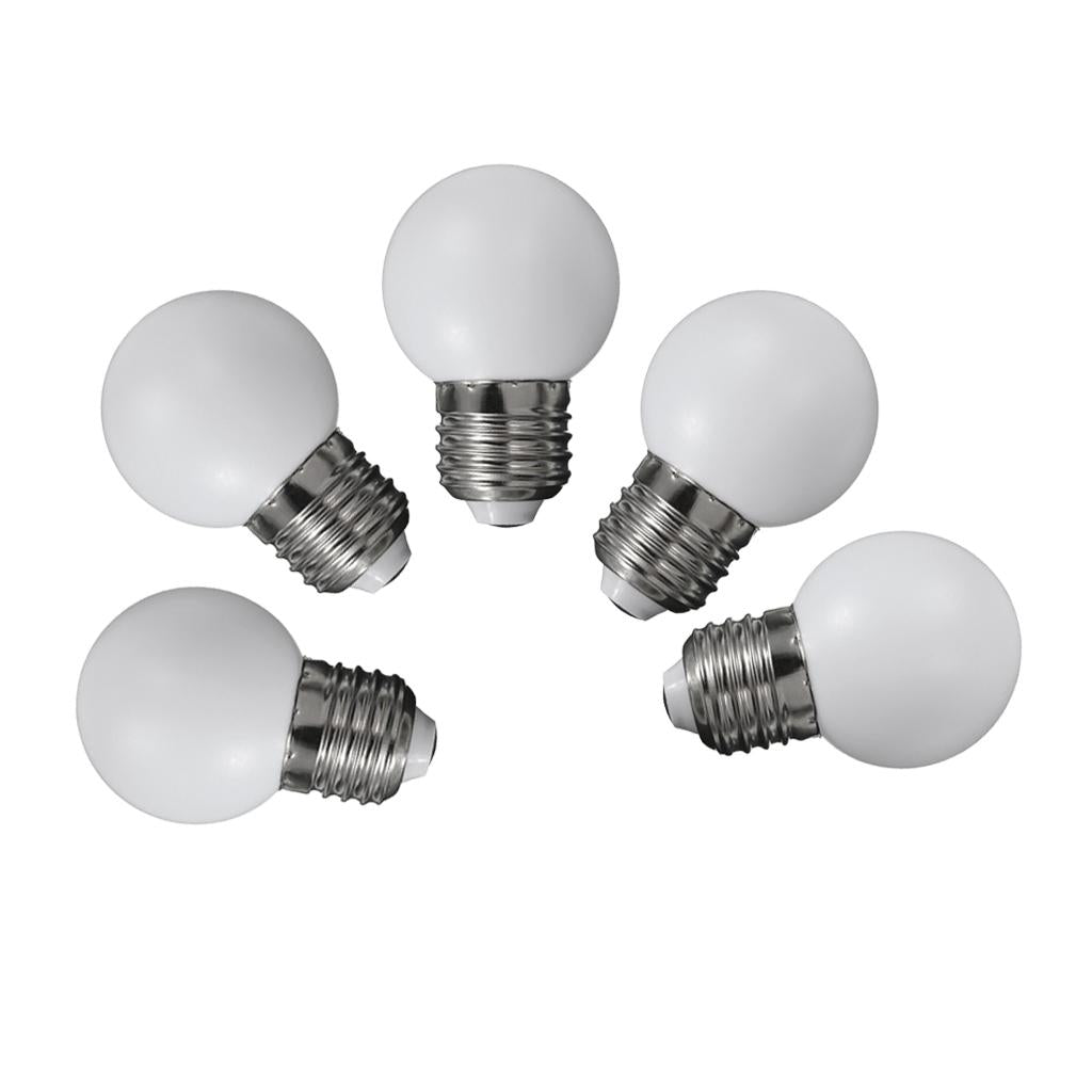 15 Pcs 220V E27 1W Energy Saving LED Golf Ball Light Bulb Globe Lamp