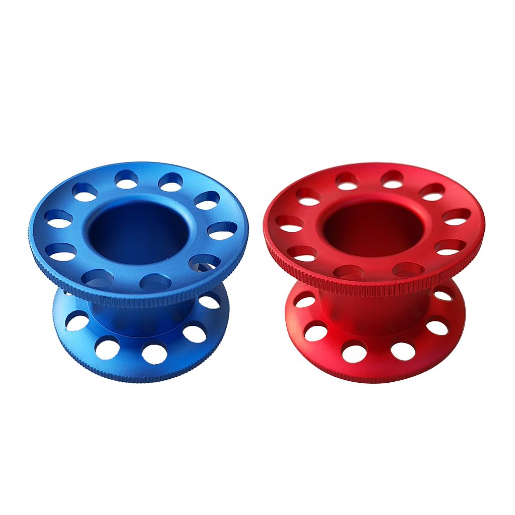 2 Piece Scuba Diving Blank Finger Tech Spool Dive Snorkeling Guide Line Reel