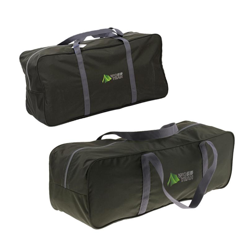 2Pcs Outdoor Travel Duffel Bag Camping Equipment Zipper Storage Bag M and L