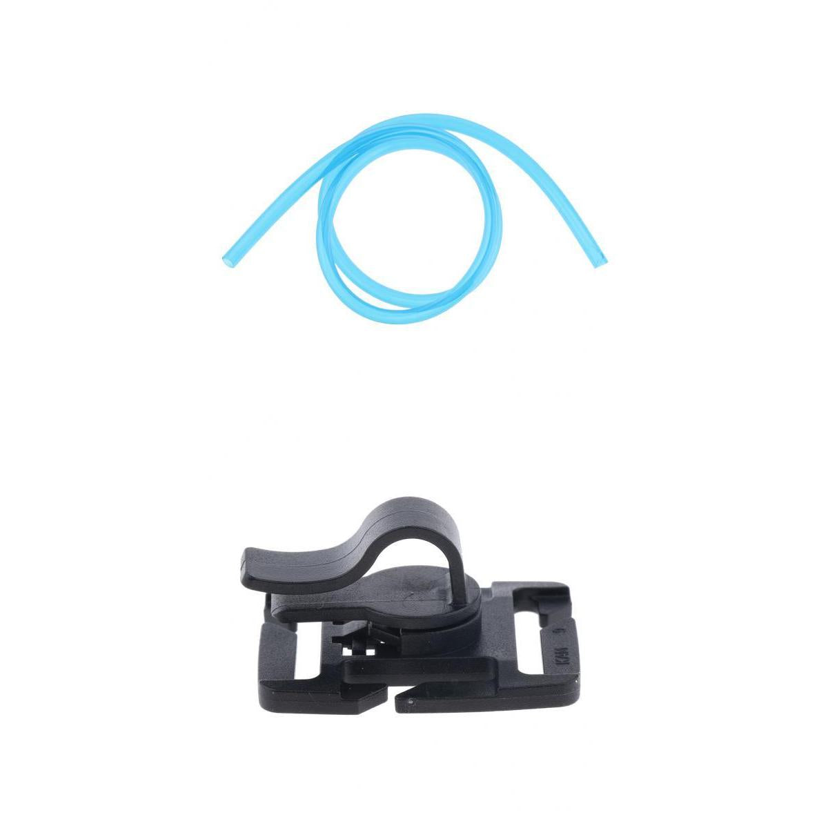 100cm Replacement Hydration Pack Drink Tube + Pipe Holder Buckle Black Blue