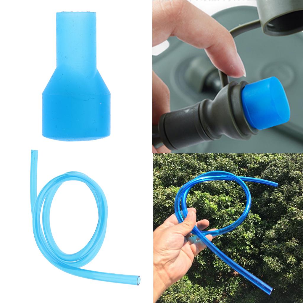 3ft Replacement Hydration Pack Drink Tube + Pipe Bite Mouthpiece Blue Blue