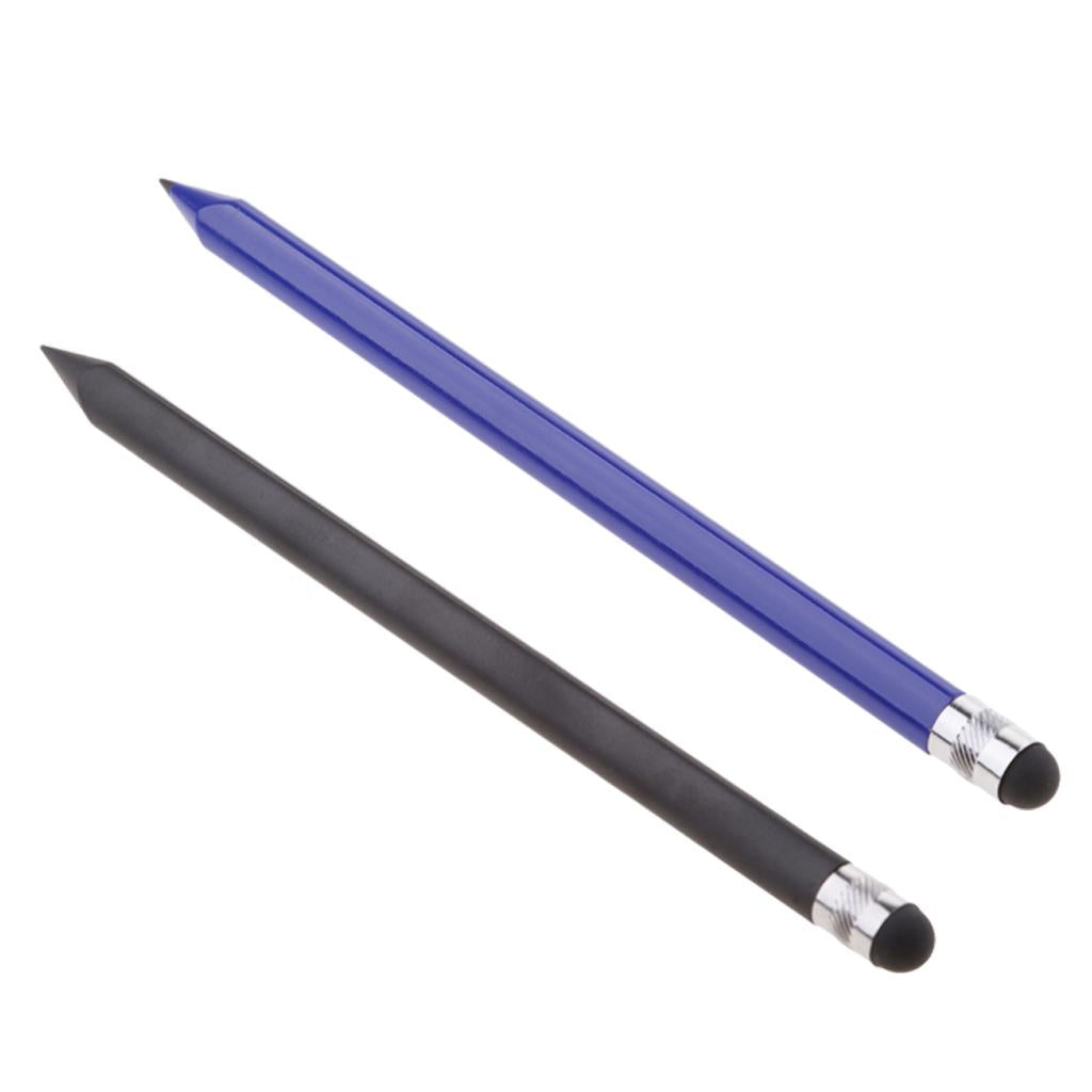 2x 2-in-1 Retro Design Touch Screen Stylus for iPhone Samsung Tablets PC