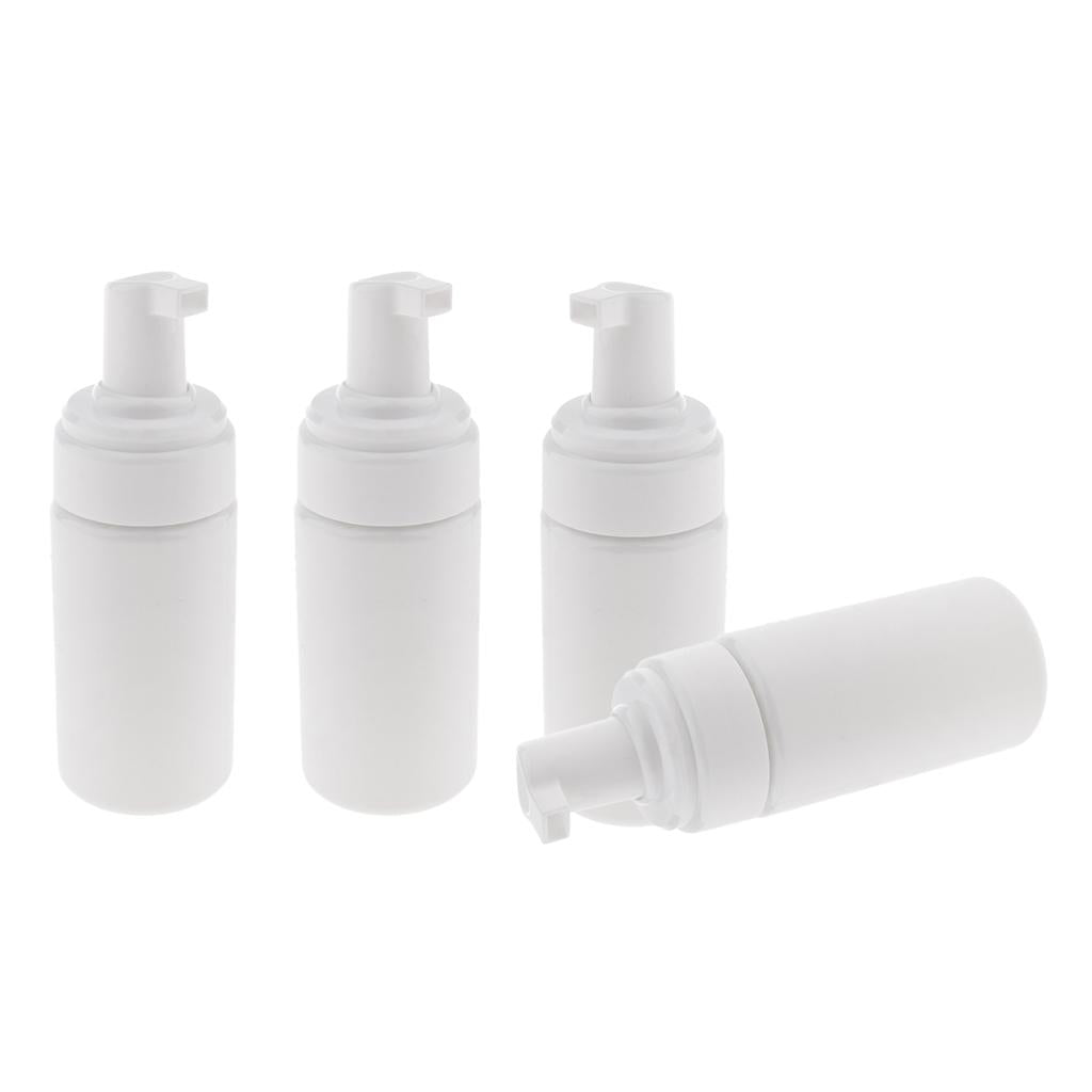 4x Refillable Foam Bottle Dispenser Liquid Foaming Pump Soap Bottle 100ml