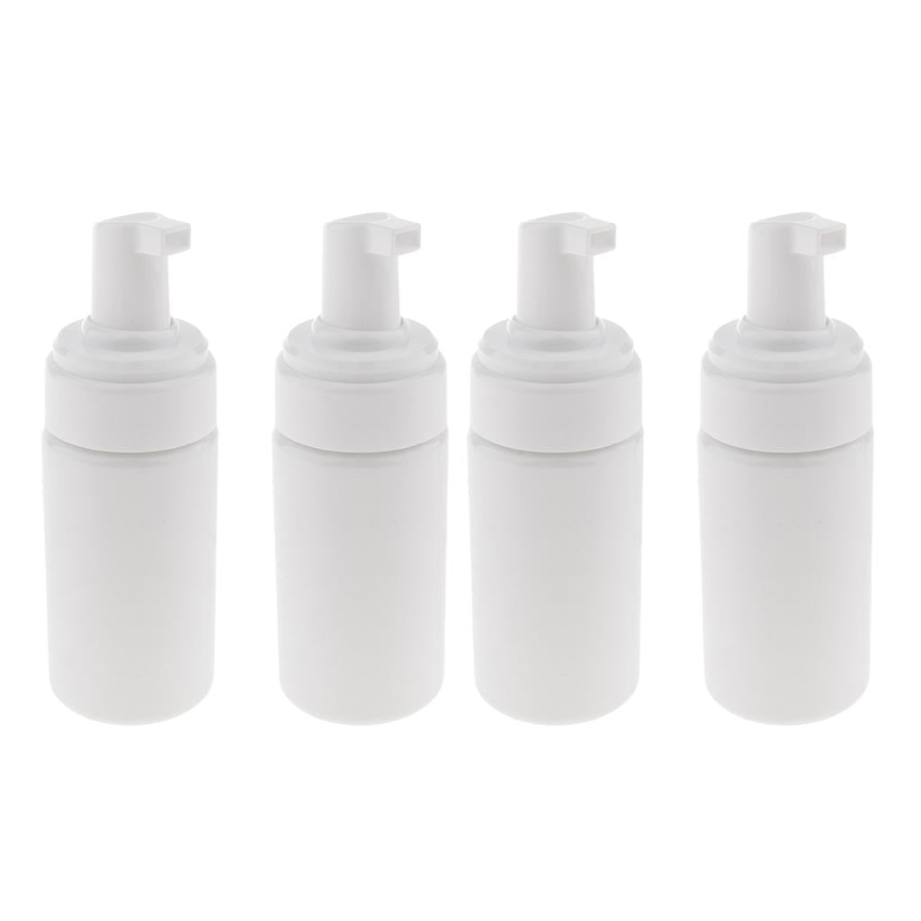 4x Refillable Foam Bottle Dispenser Liquid Foaming Pump Soap Bottle 100ml