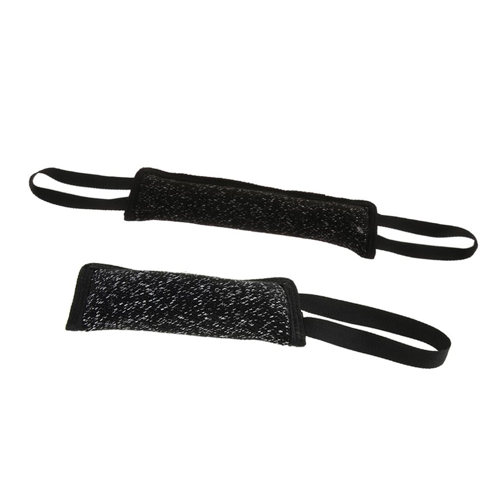 2 Pcs Dog Bite-resistant Tug Toy Bite Stick Training Chewing Dog Supplies