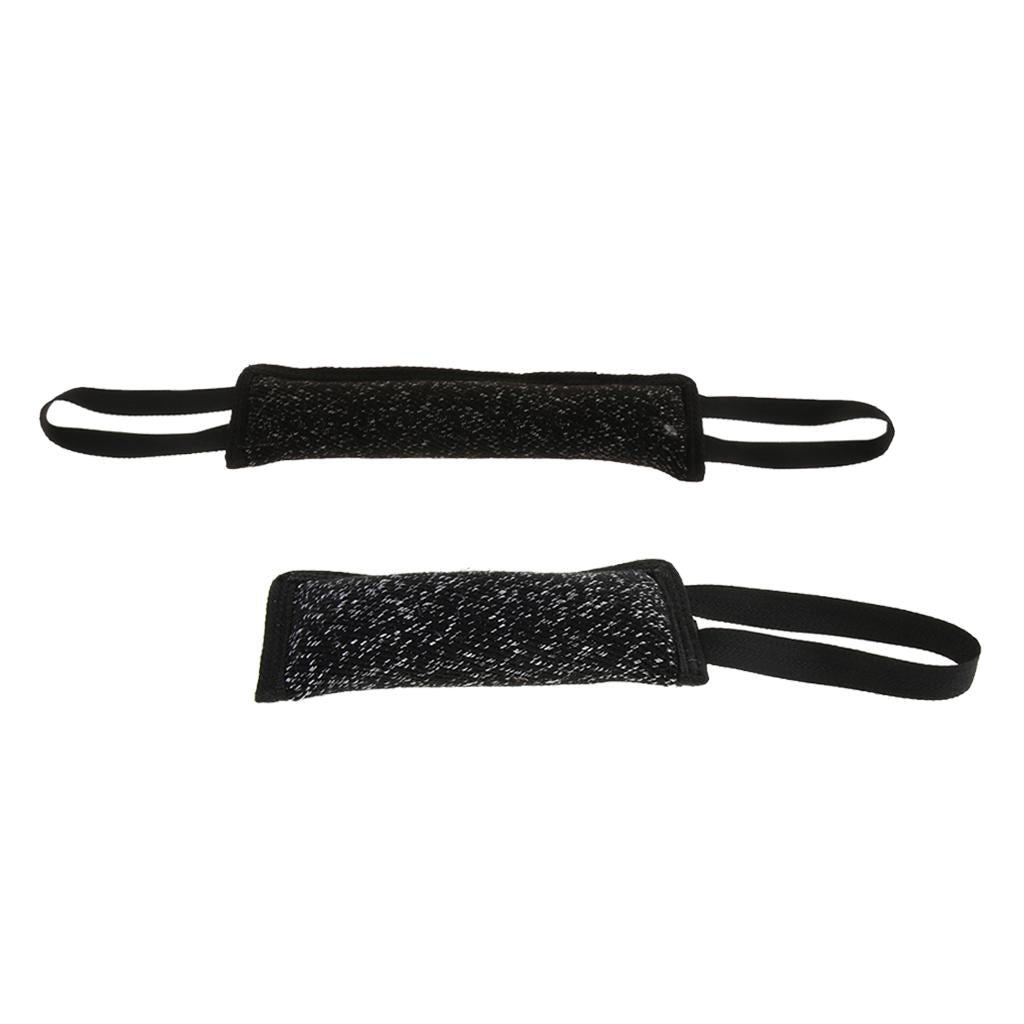 2 Pcs Dog Bite-resistant Tug Toy Bite Stick Training Chewing Dog Supplies