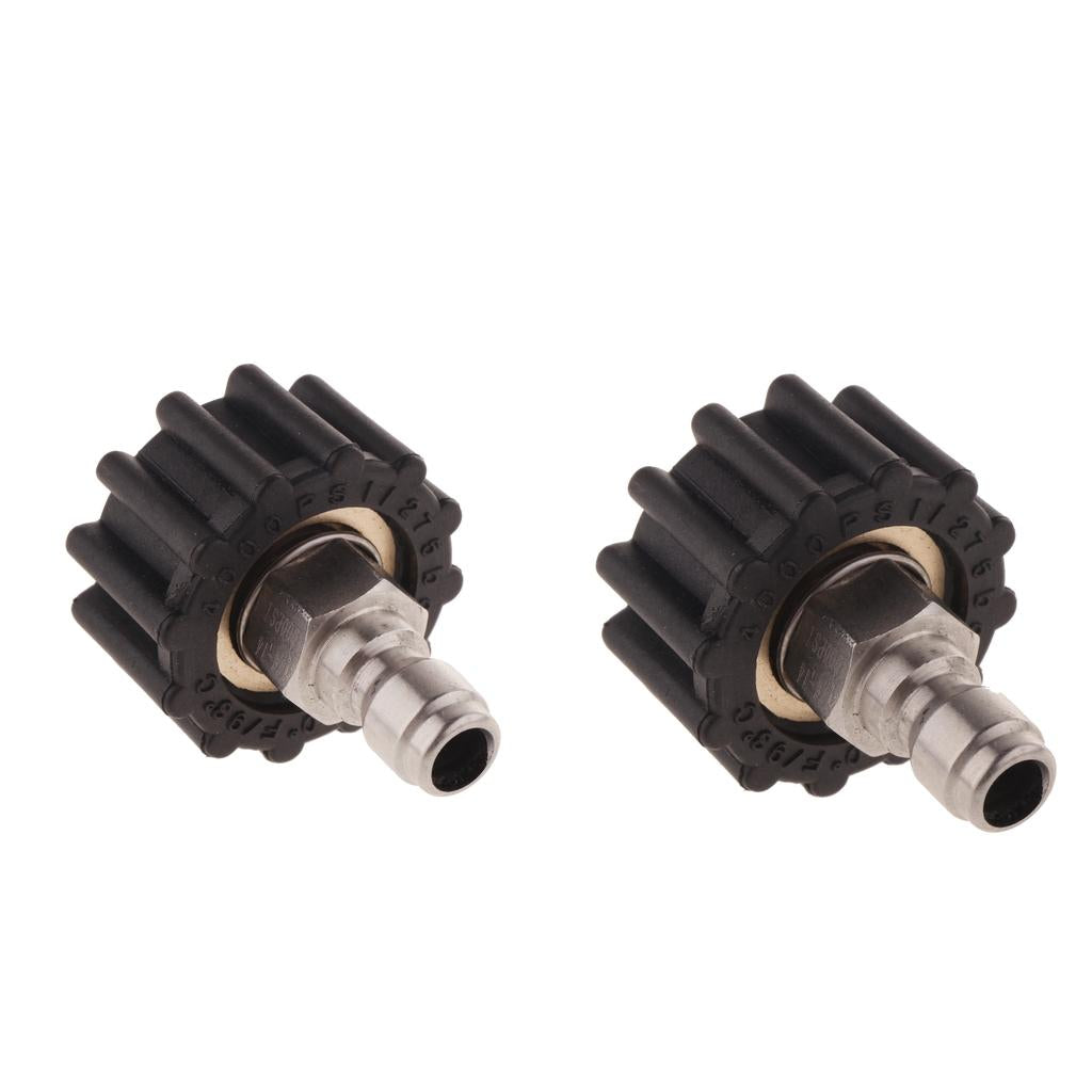 2Pcs 1/4 Quick Connect Design Pressure Multiple Degrees Washer Spray Nozzle