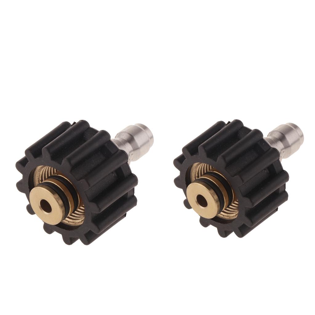 2Pcs 1/4 Quick Connect Design Pressure Multiple Degrees Washer Spray Nozzle