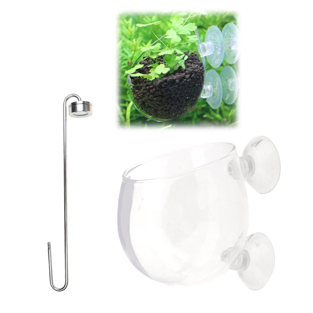2 Pcs Aquarium CO2 Diffuser Atomizer Reactor Fish Tank Aquatic Plant Cup Pot