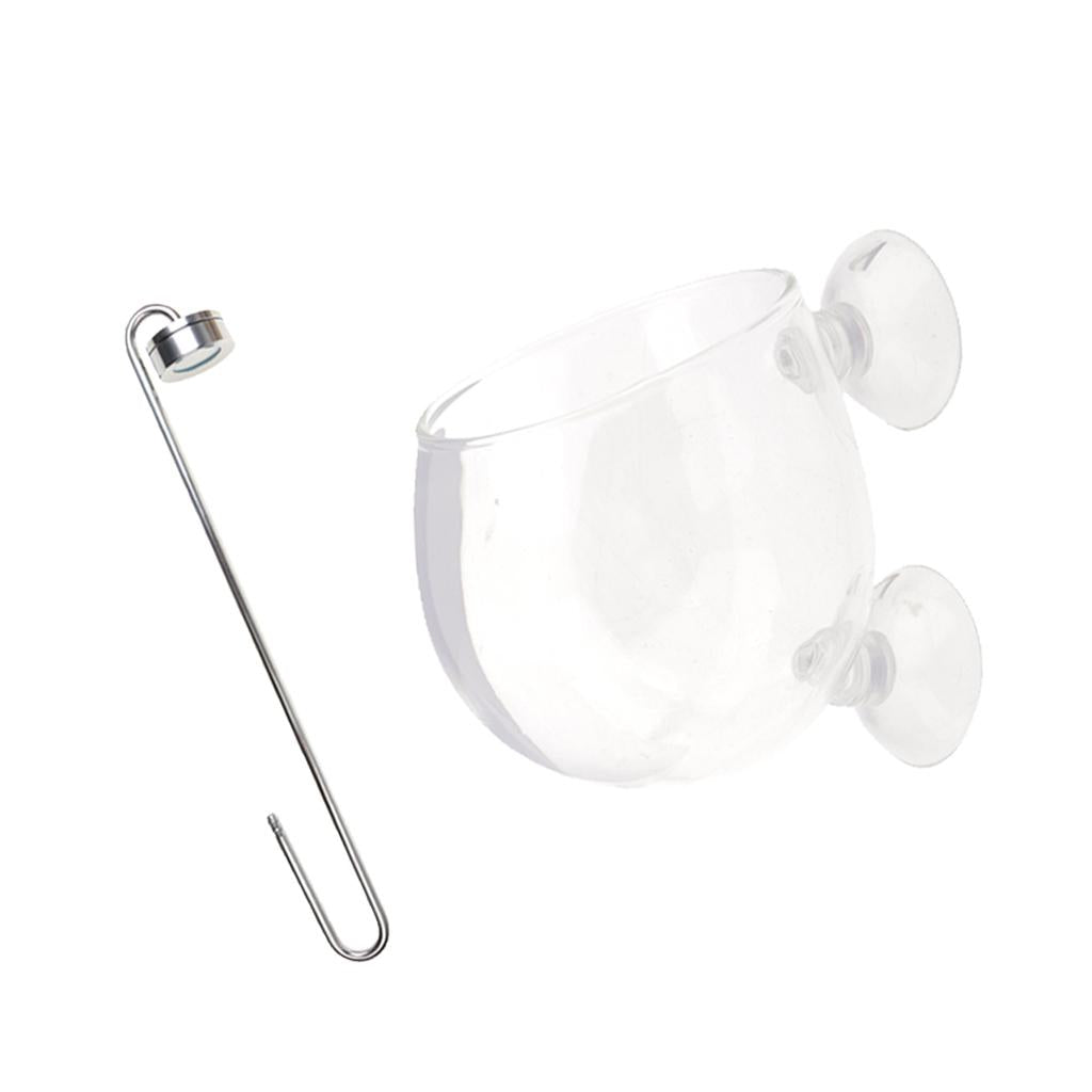 2 Pcs Aquarium CO2 Diffuser Atomizer Reactor Fish Tank Aquatic Plant Cup Pot