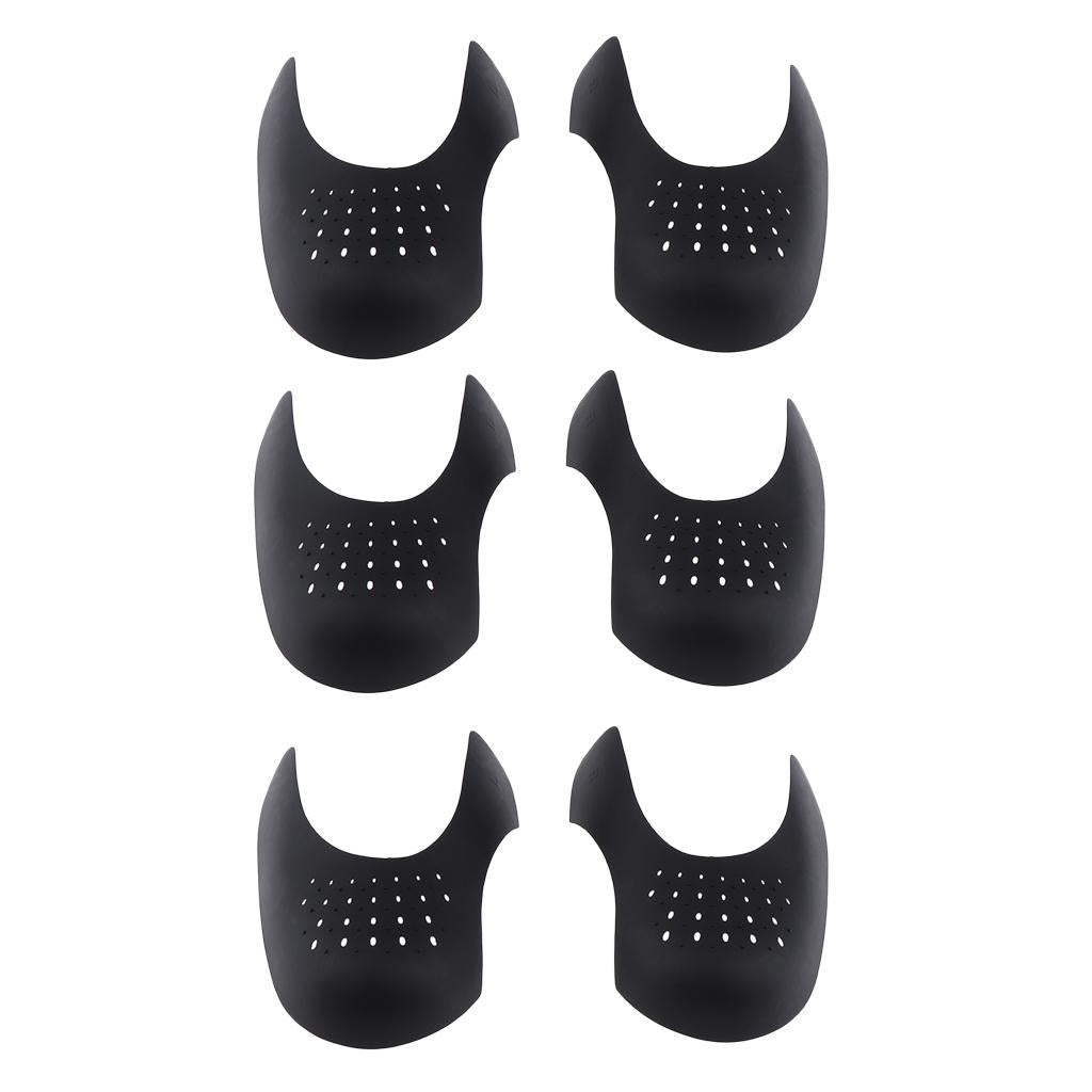 3 Pairs Black Protector Toe Box Decreaser Insert Anti