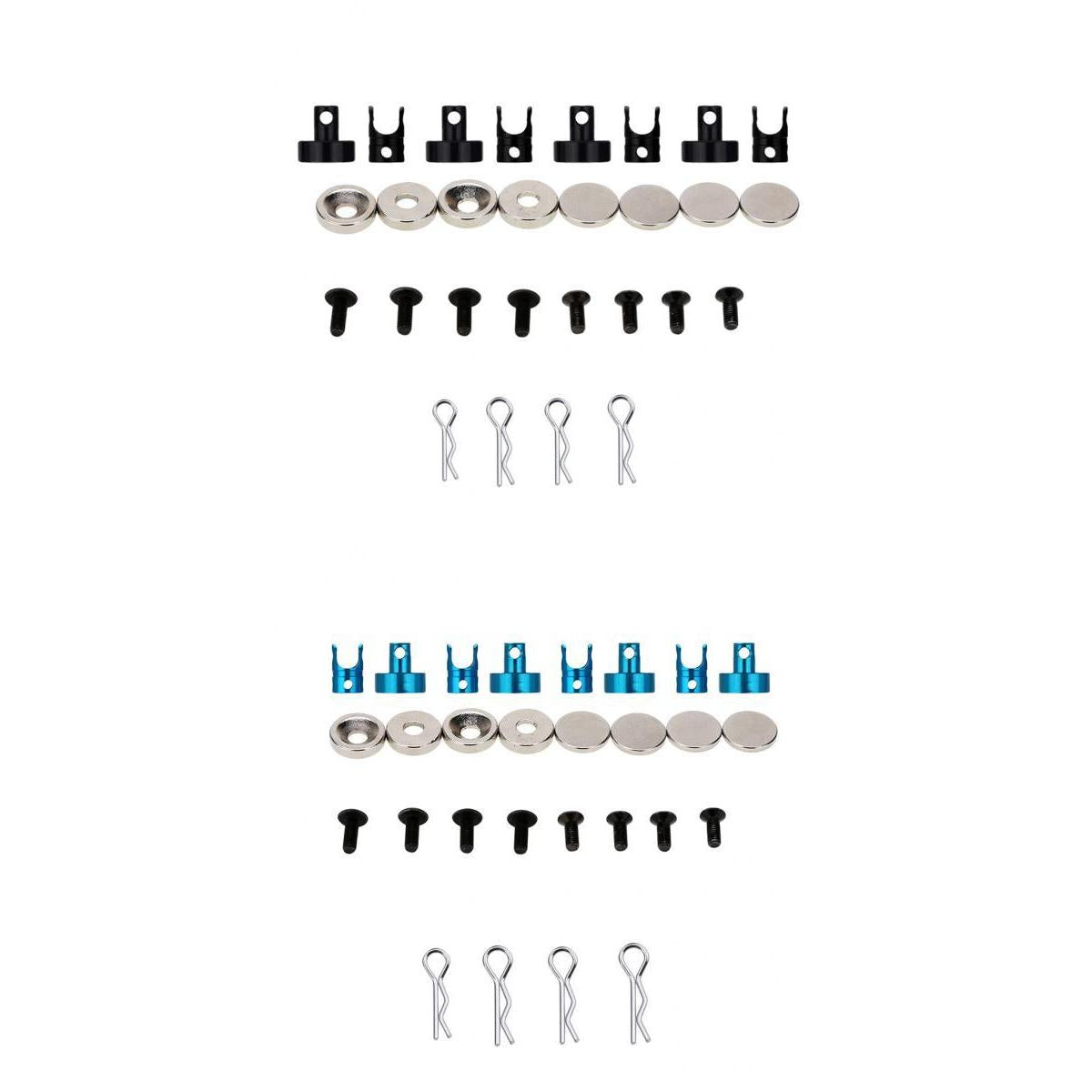 8pcs Magnetic Stealth Body Post Invisible Shell Mount for 1/10 RC Car Parts