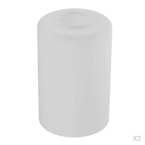2 Pcs Cylindrical Ceiling Light Shade Cover Pendant Lampshade Fixture