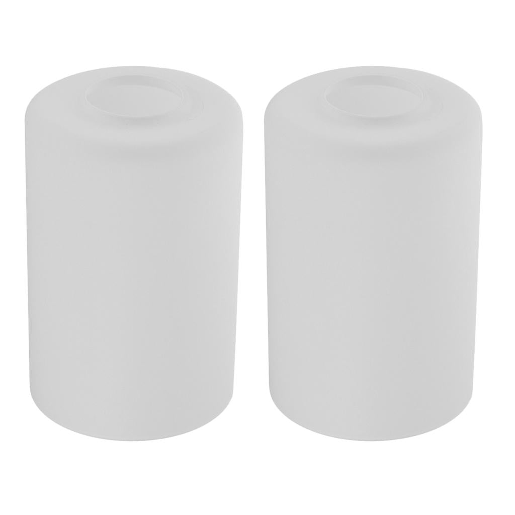 2 Pcs Cylindrical Ceiling Light Shade Cover Pendant Lampshade Fixture